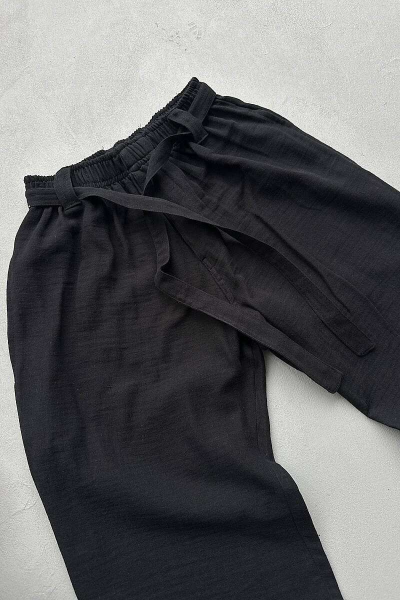 %100 Pamuk Müslin Kumaş Pantolon - SOLDOUT (1)