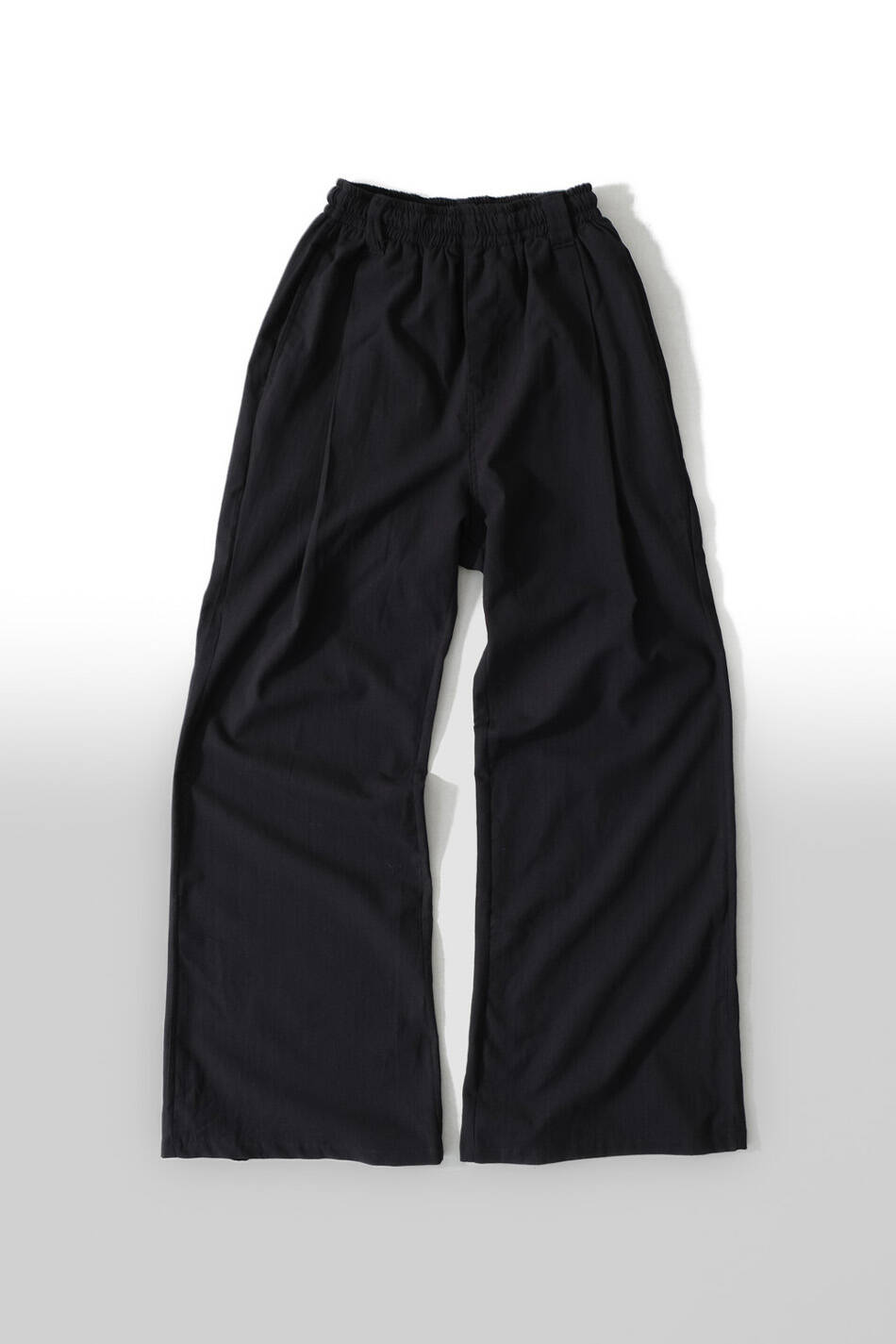 %100 Pamuk Pileli Essential Siyah Pantolon - SOLDOUT