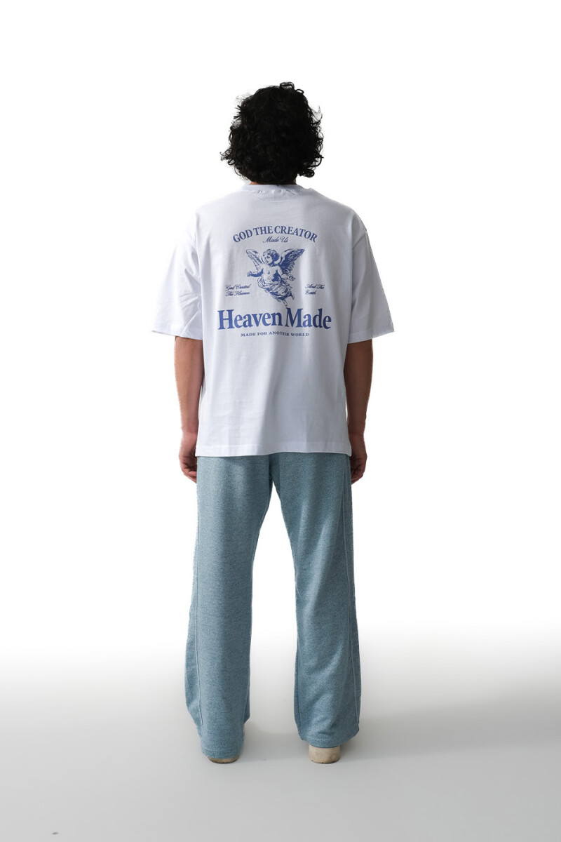 Heaven Made Oversize Tişört & Denim Desenli Baggy Eşofman - 1