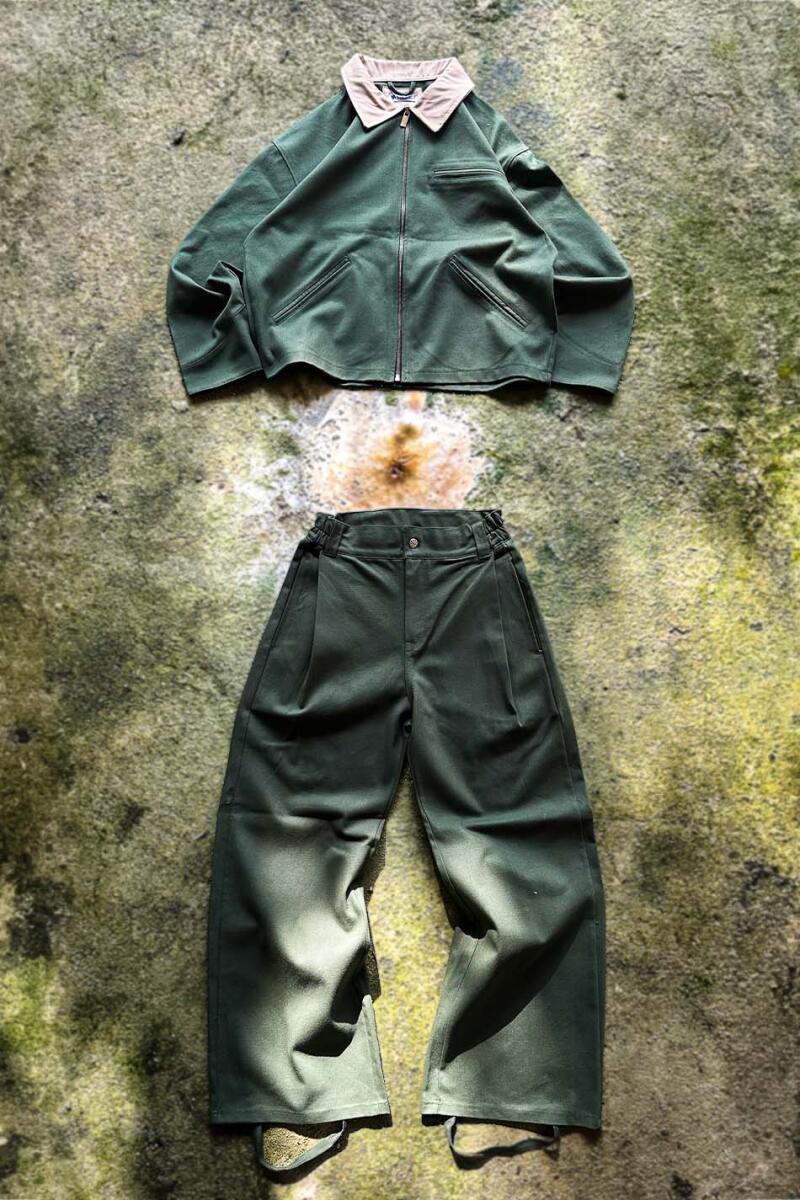 Yeşil Workwear kombin