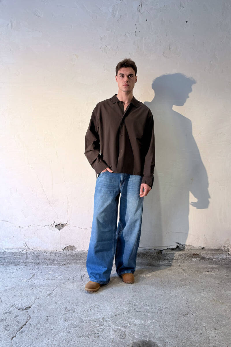 Acı Kahve Oversize Gömlek - SOLDOUT (1)