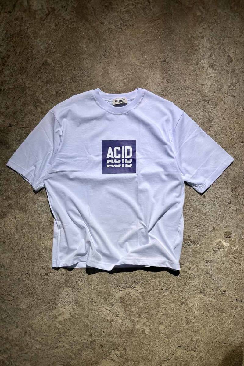 Acid Baskılı Oversize Tişört - SOLDOUT