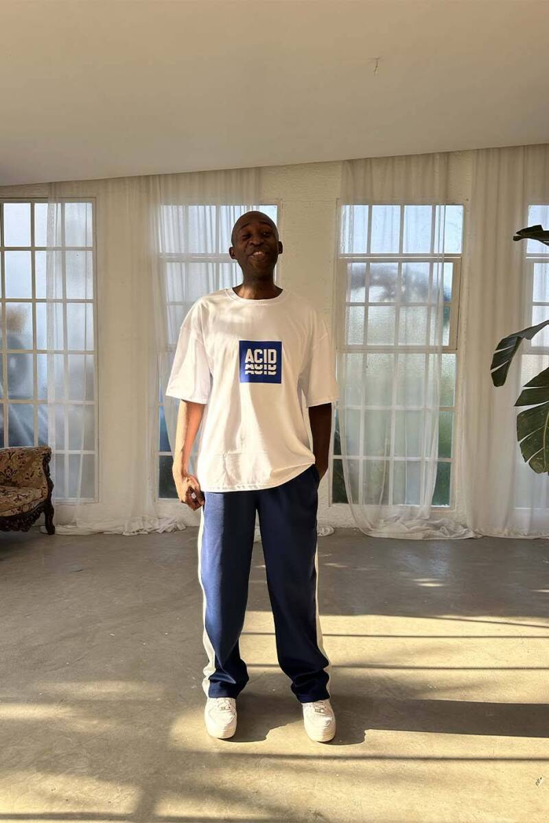 Acid Baskılı Oversize Tişört - 3