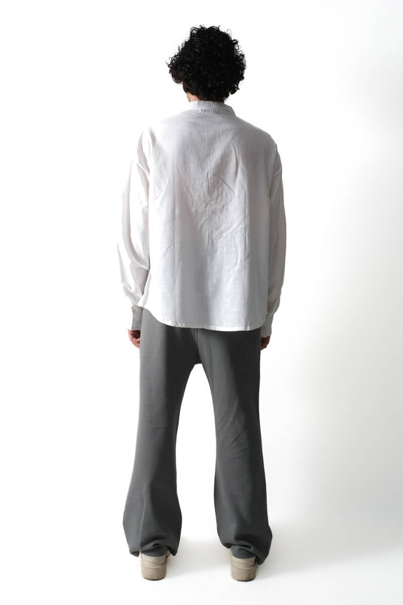 Agosto Amor Mio Oversize %100 Pamuk İnce Gömlek - 9