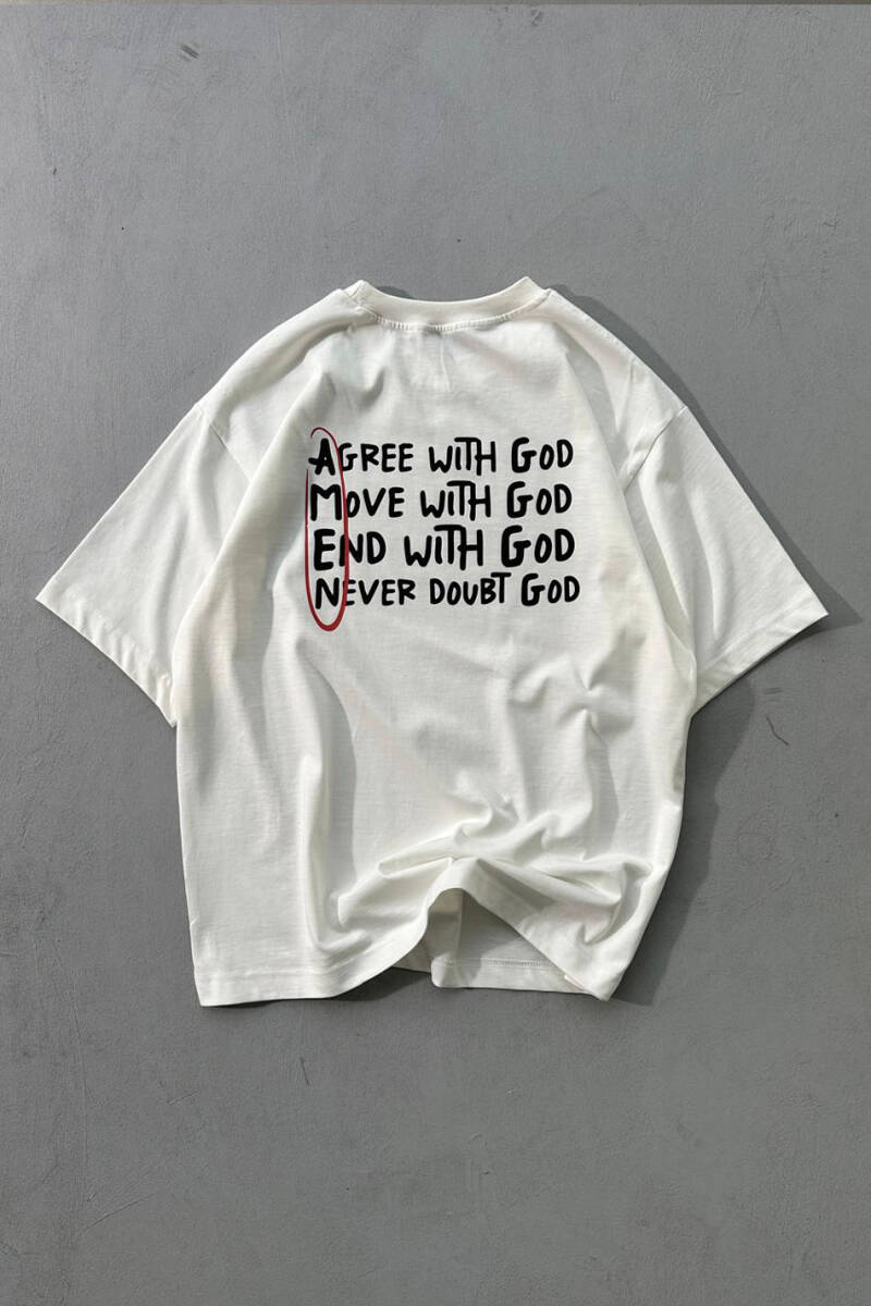 Amen Oversize Tişört - 2