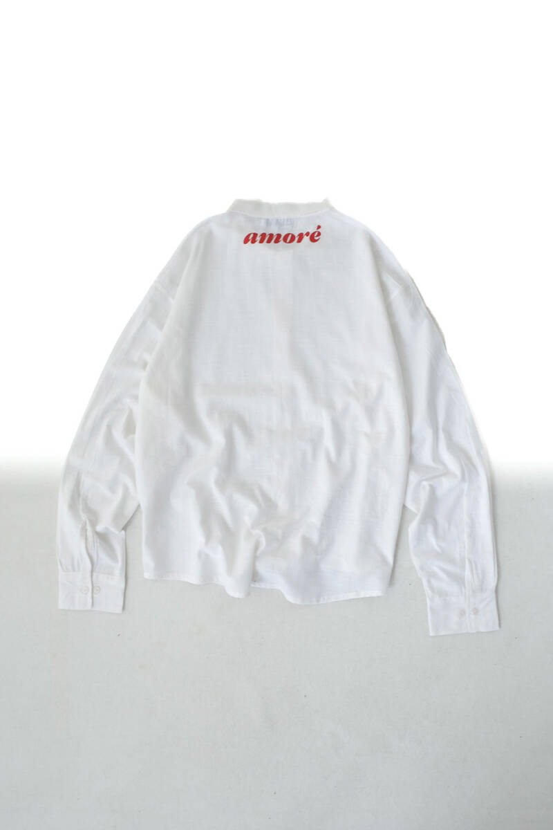 Amore Oversize %100 Pamuk İnce Gömlek - 1