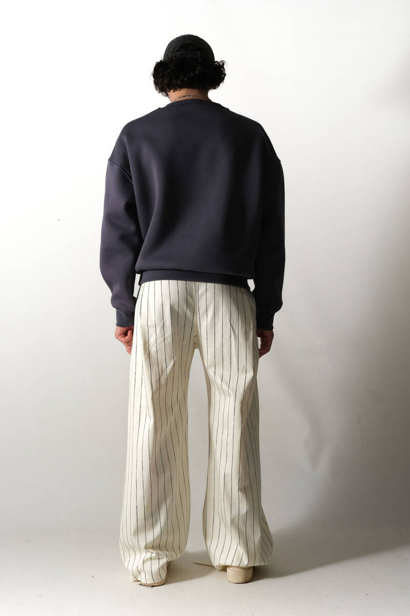 Antrasit Oversize Boxy Fit Sweatshirt - 11