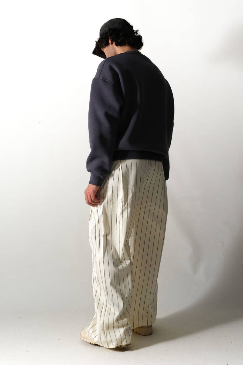 Antrasit Oversize Boxy Fit Sweatshirt - 8