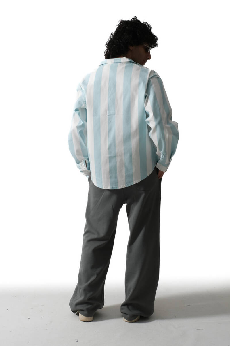 Antrasit Essential Double Face Baggy Eşofman - 4