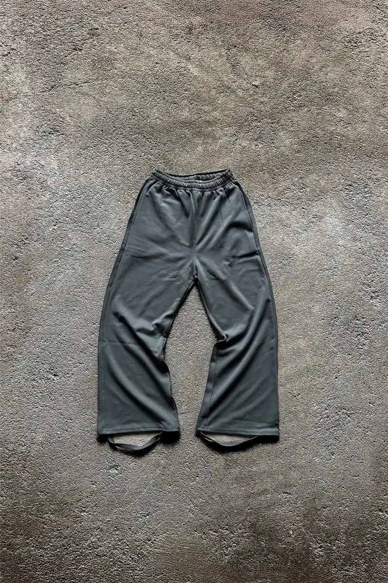 Antrasit Essential Double Face Baggy Eşofman - 1