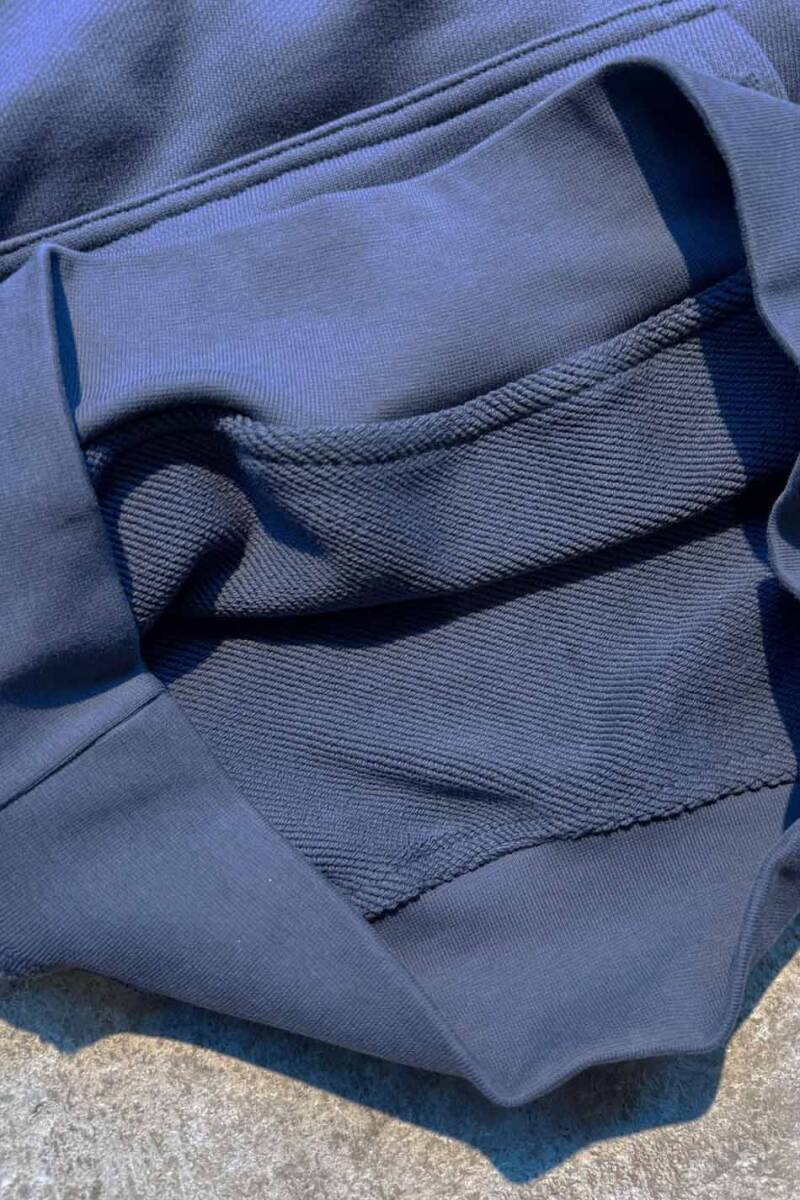 Antrasit Handmade Distressed Oversize Boxy Fit Hoodie - 7