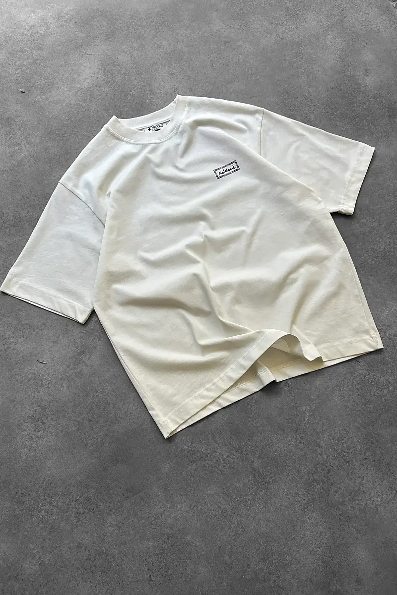 Arap Çarşaf Baskılı Oversize T-Shirt - SOLDOUT (1)