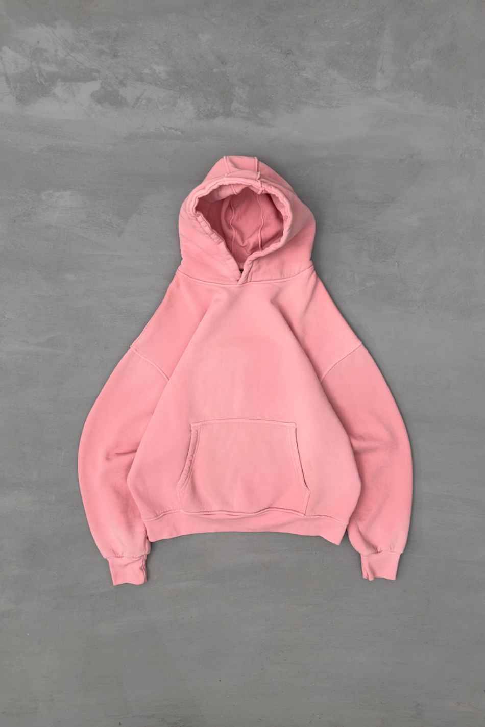Pembe Yıkamalı Hoodie - SOLDOUT