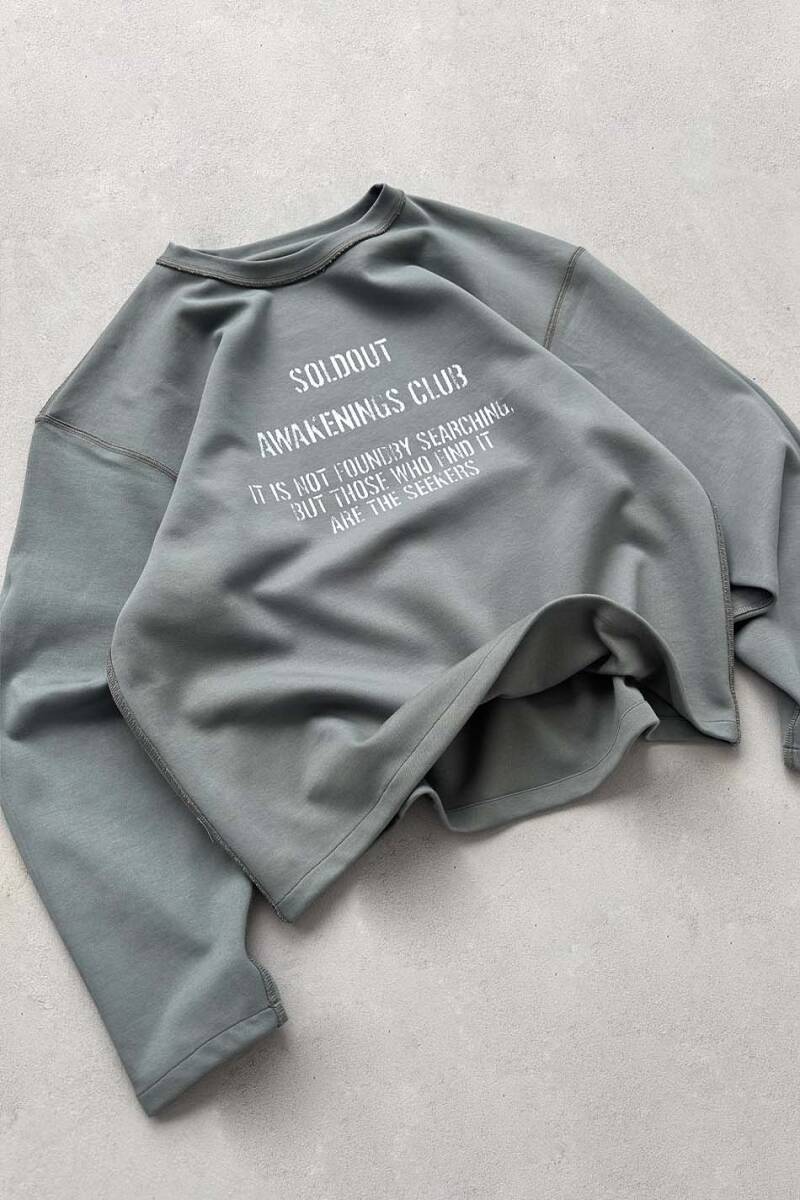 Awakenings Club Double Face (Çift Taraflı) Long Sleeve Tee - 4