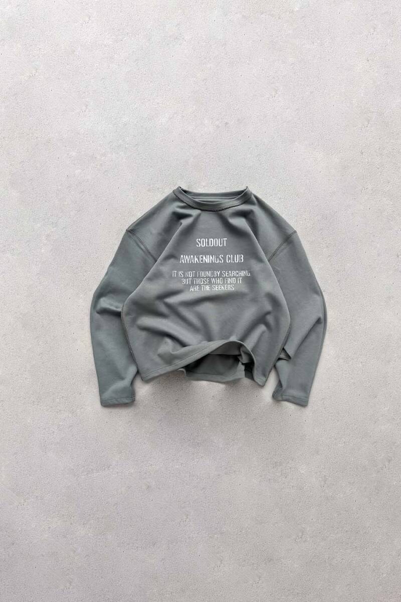 Awakenings Club Double Face (Çift Taraflı) Long Sleeve Tee - SOLDOUT