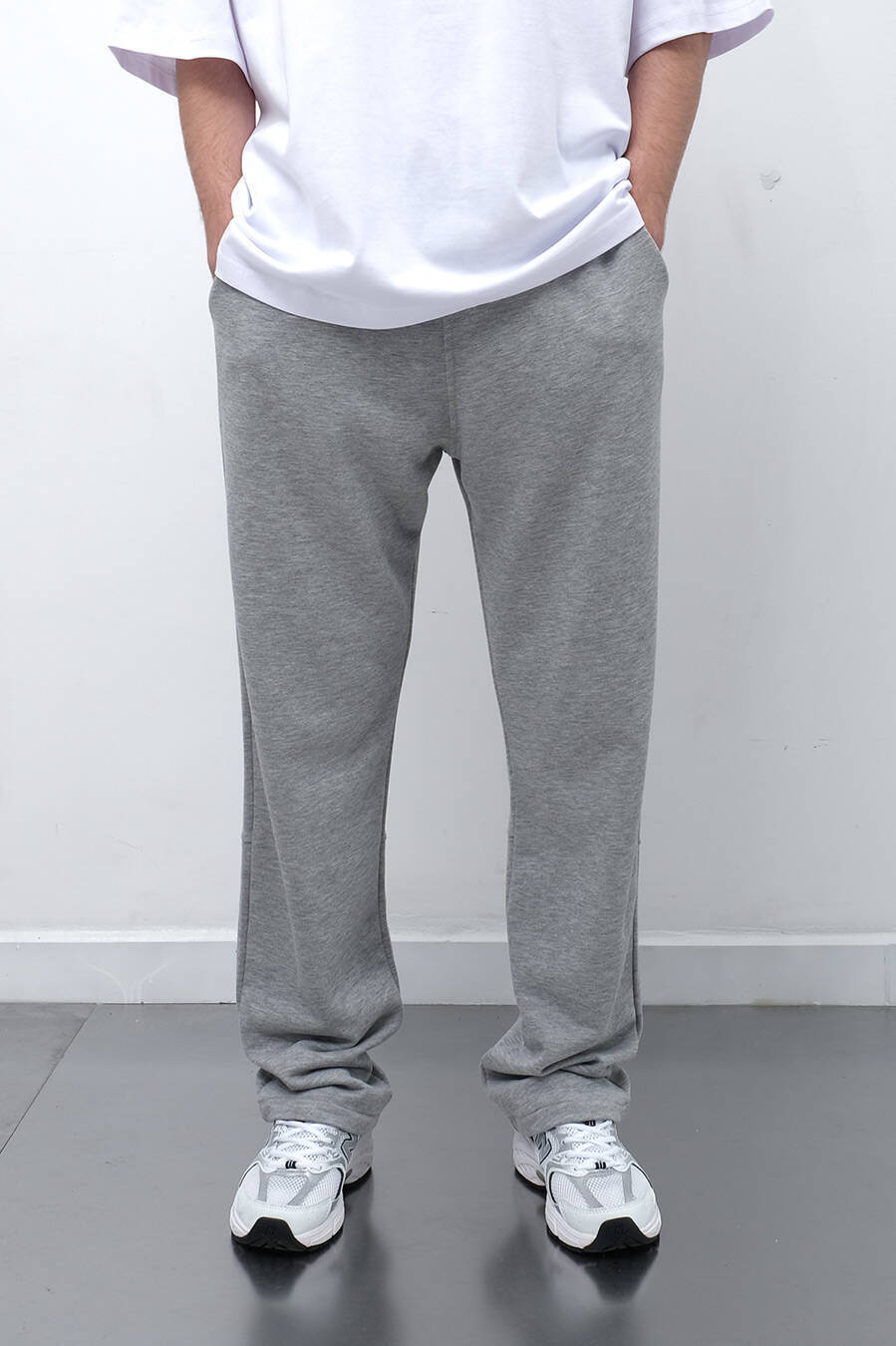 Basic Gri Oversize Eşofman Altı - SOLDOUT