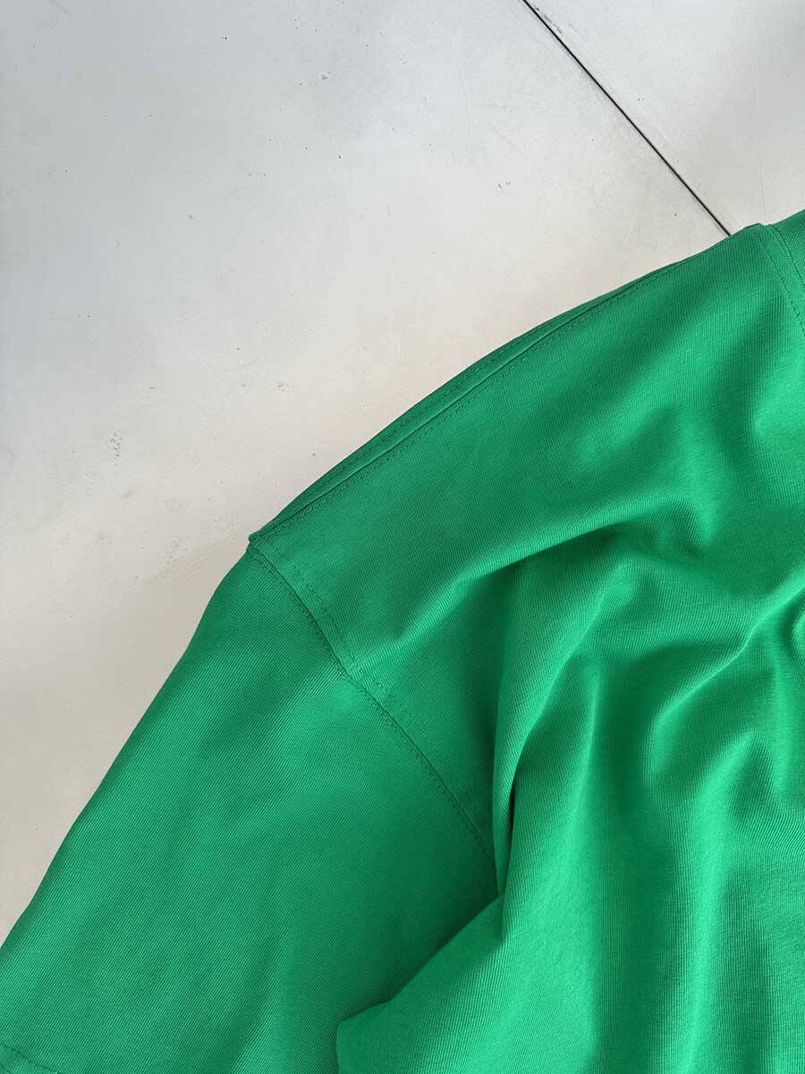  Oversize Basic Yeşil Tişört - 9