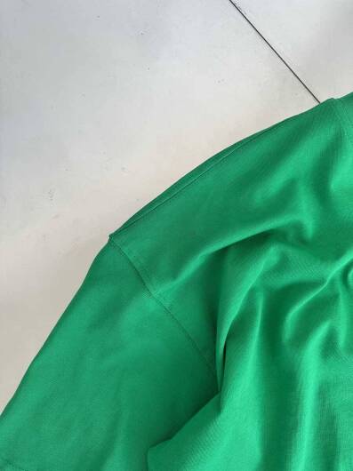  Oversize Basic Yeşil Tişört - 9