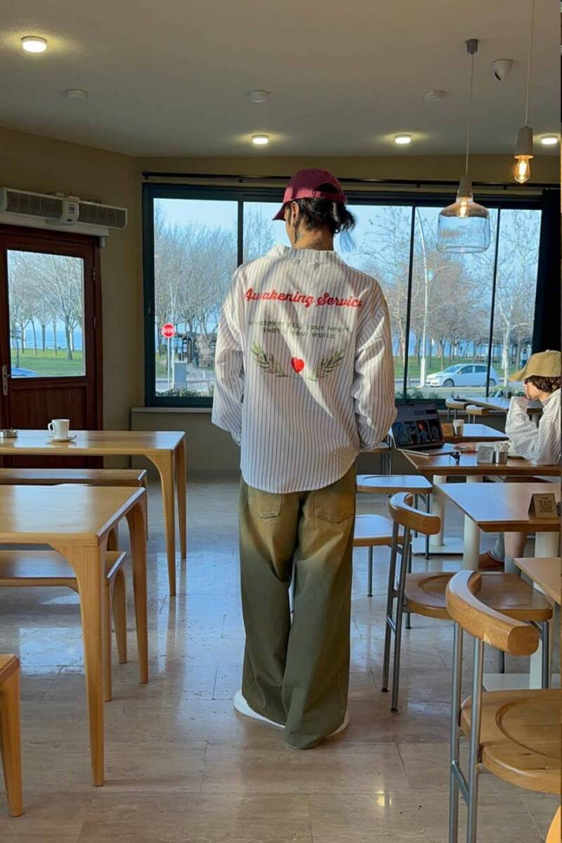 Baskılı Gömlek L-XL Beden - 2