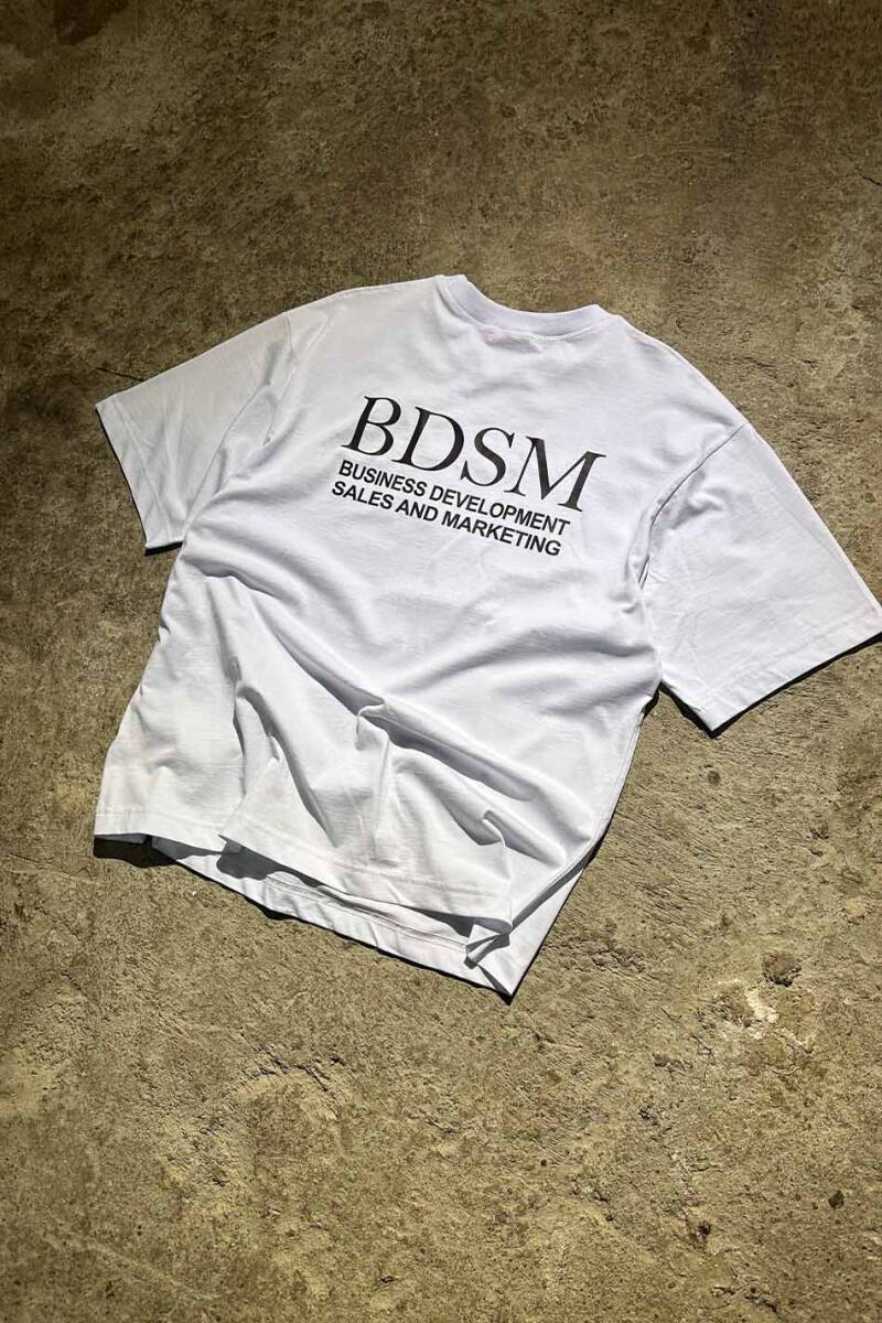 BDSM Baskılı Oversize Tişört - 5