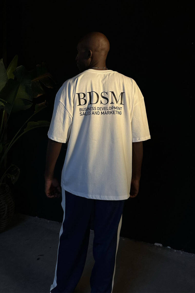 BDSM Baskılı Oversize Tişört - 3