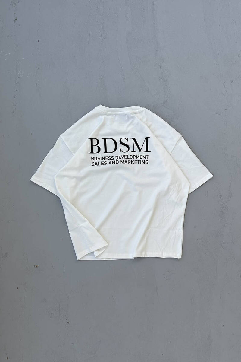 BDSM Baskılı Oversize Tişört - 3