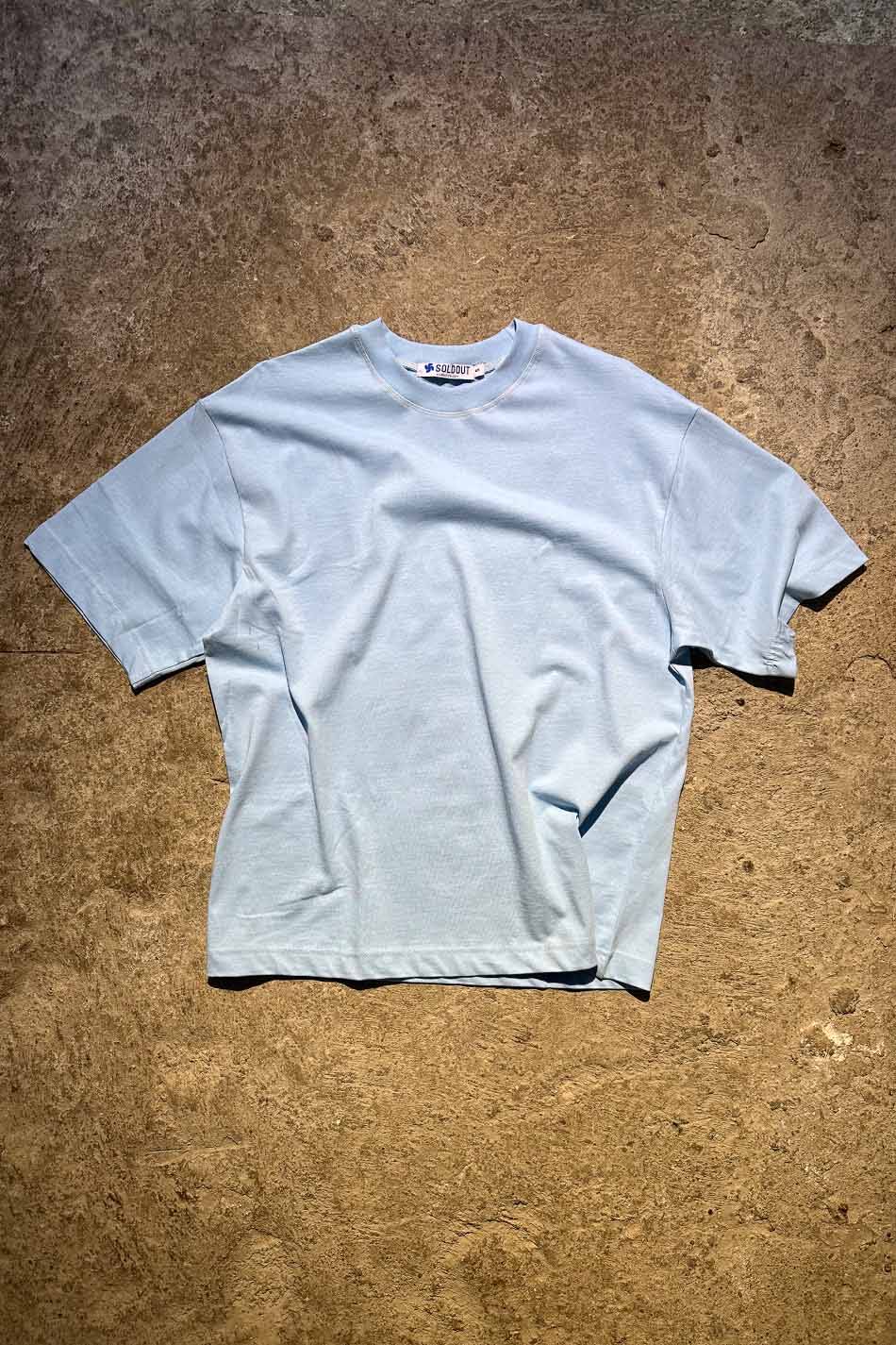 Bebek Mavisi Basic Oversize Tişört - SOLDOUT