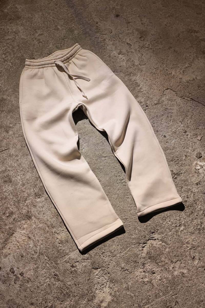 Bej Baggy Eşofman - 2
