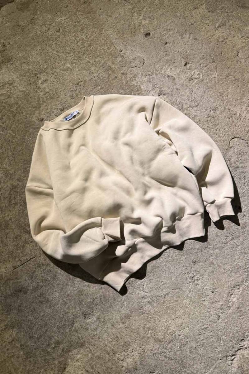 Bej Oversize Boxy Fit Sweatshirt - 7