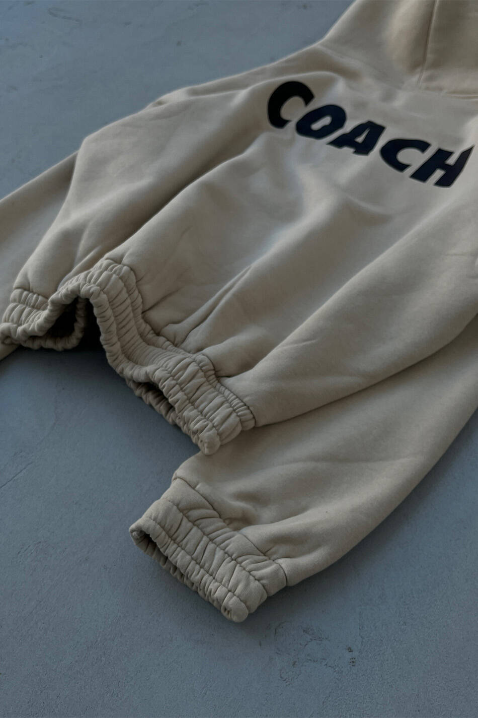Coach Bej Oversize Boxy Fit Zip Hoodie - 6