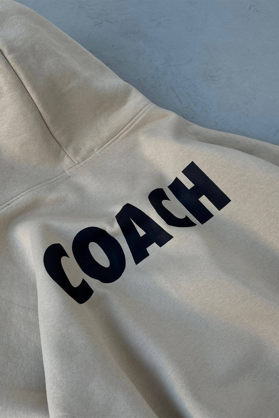 Coach Bej Oversize Boxy Fit Zip Hoodie - 5