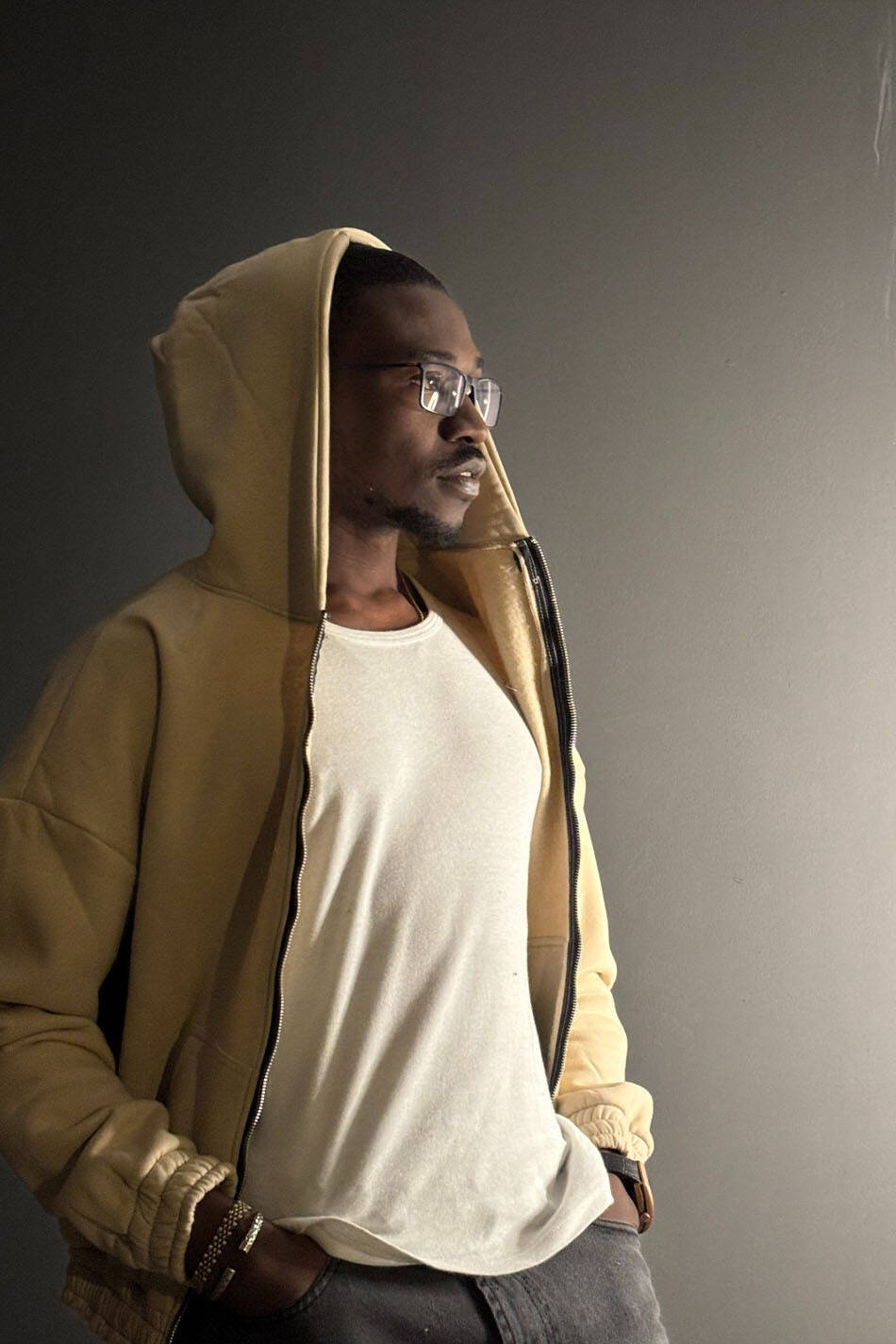 Coach Bej Oversize Boxy Fit Zip Hoodie - 2