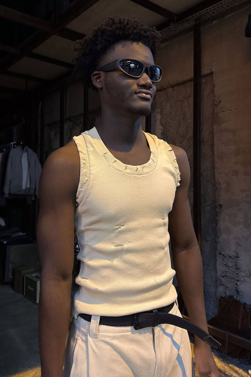 Bej Distressed Atlet - 3