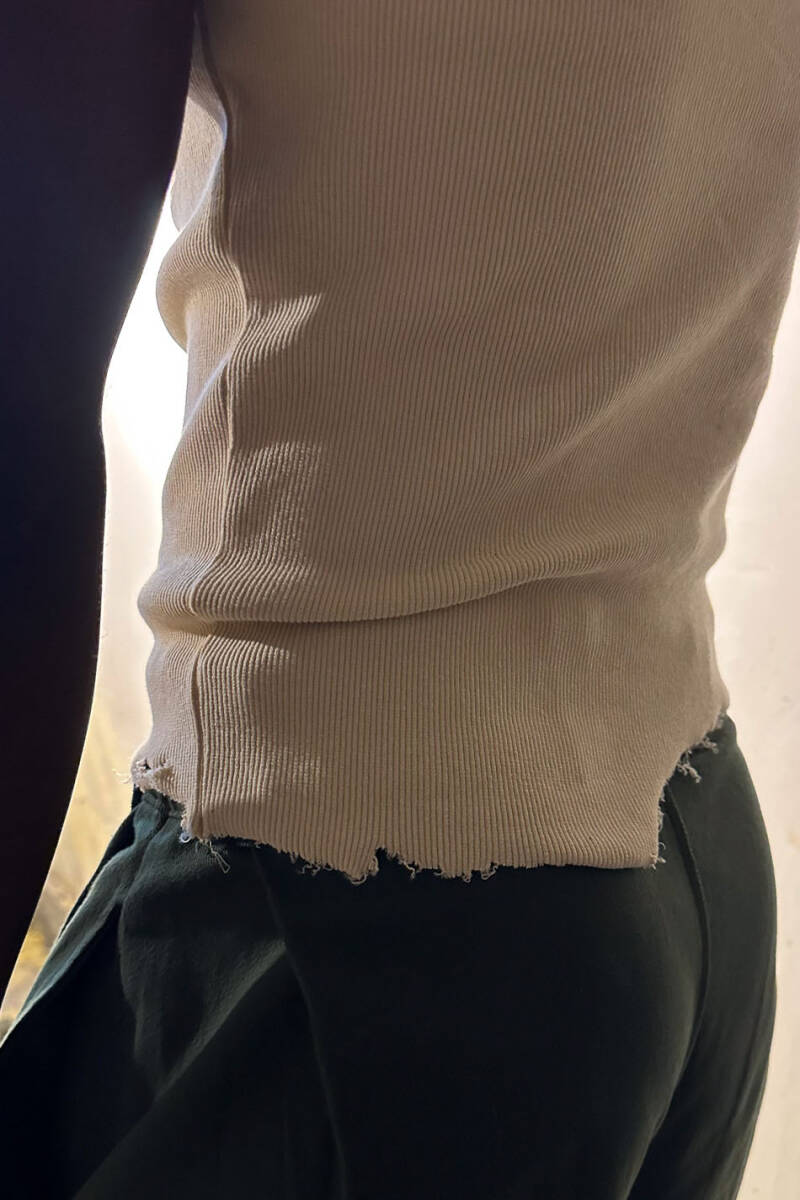 Bej Distressed Atlet - 6