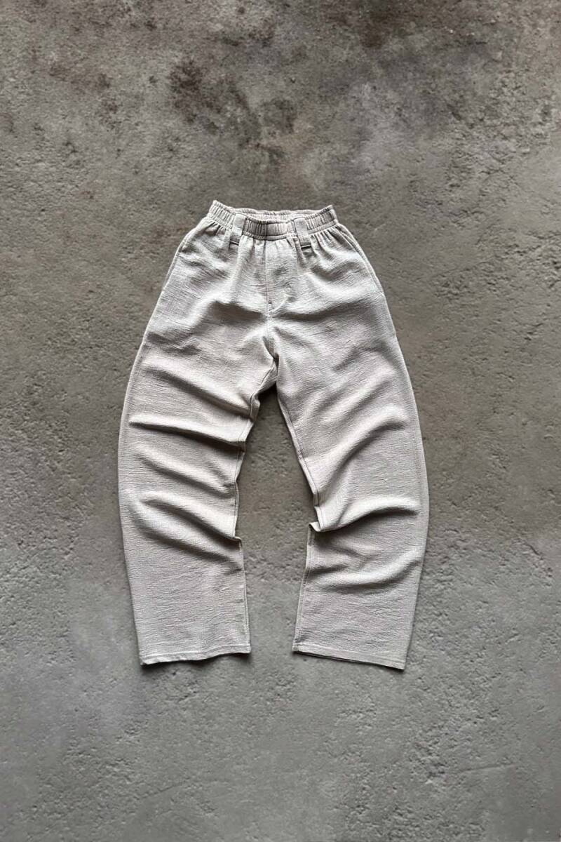 Bej Dokulu Pantolon - SOLDOUT