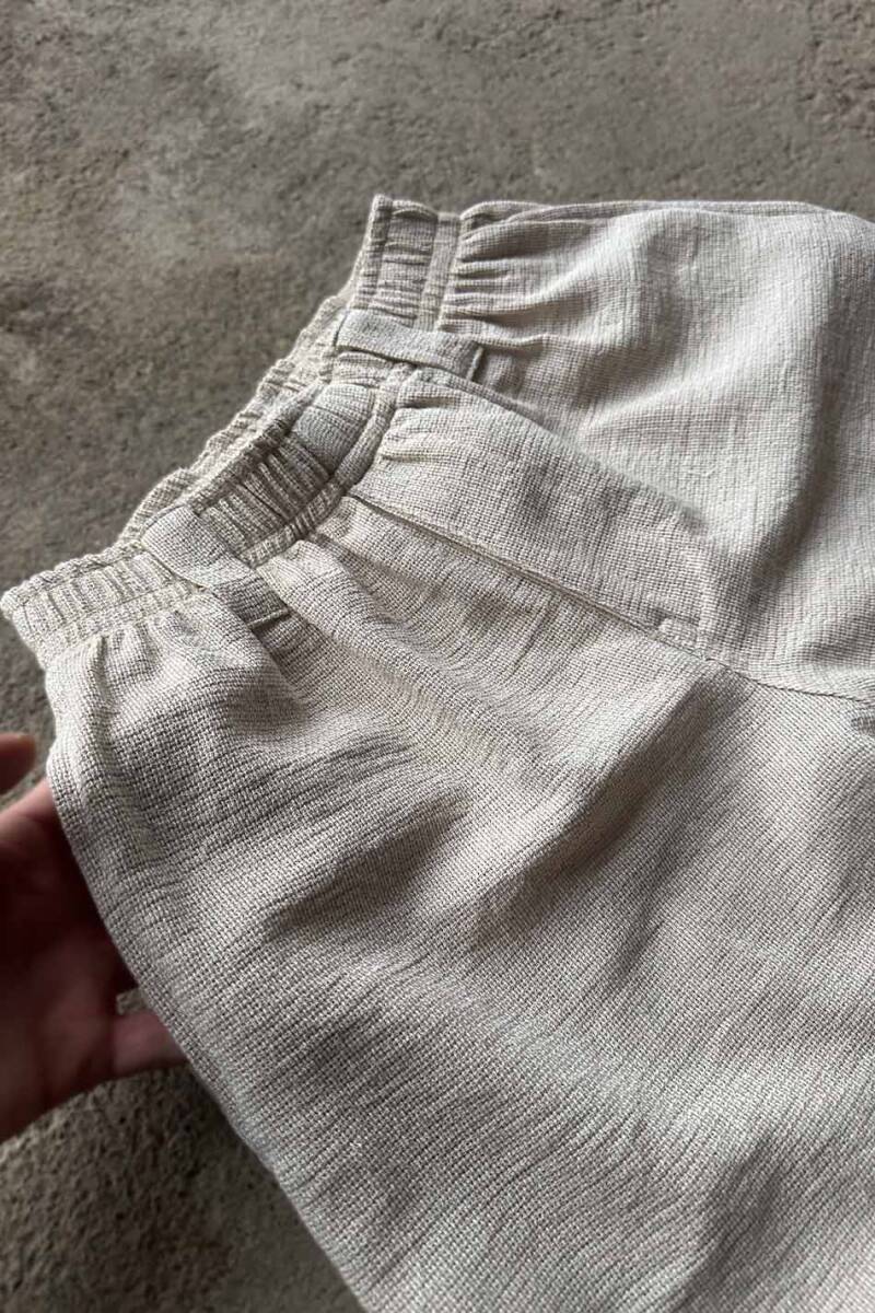 Bej Dokulu Pantolon - SOLDOUT (1)