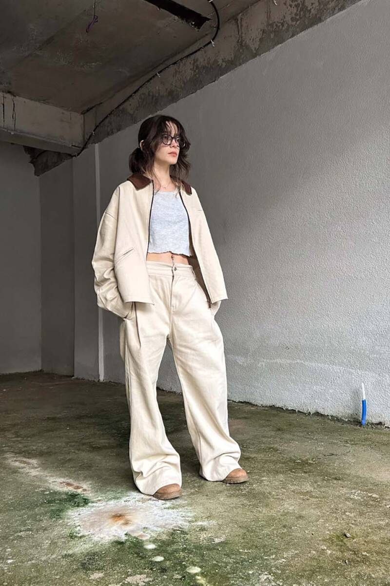 Bej Fenna V1 Gabardin Pantolon - 11