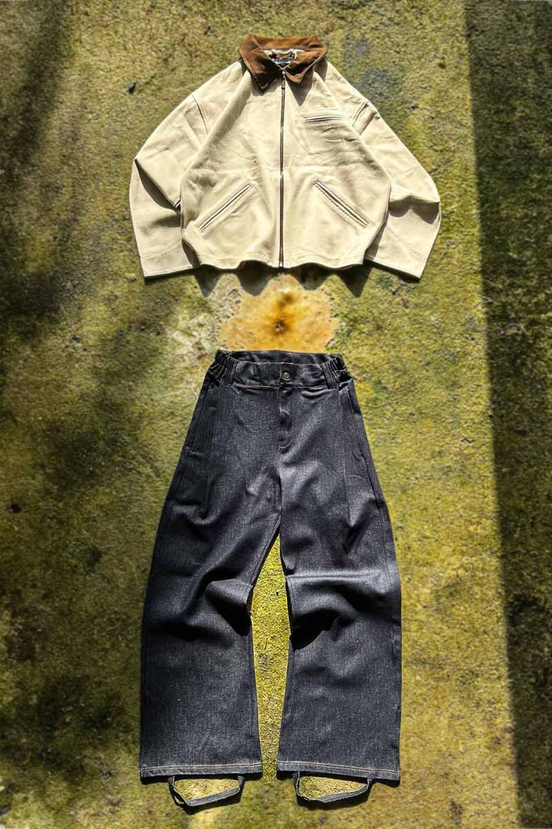 Bej - Lacivert Workwear Takım - SOLDOUT