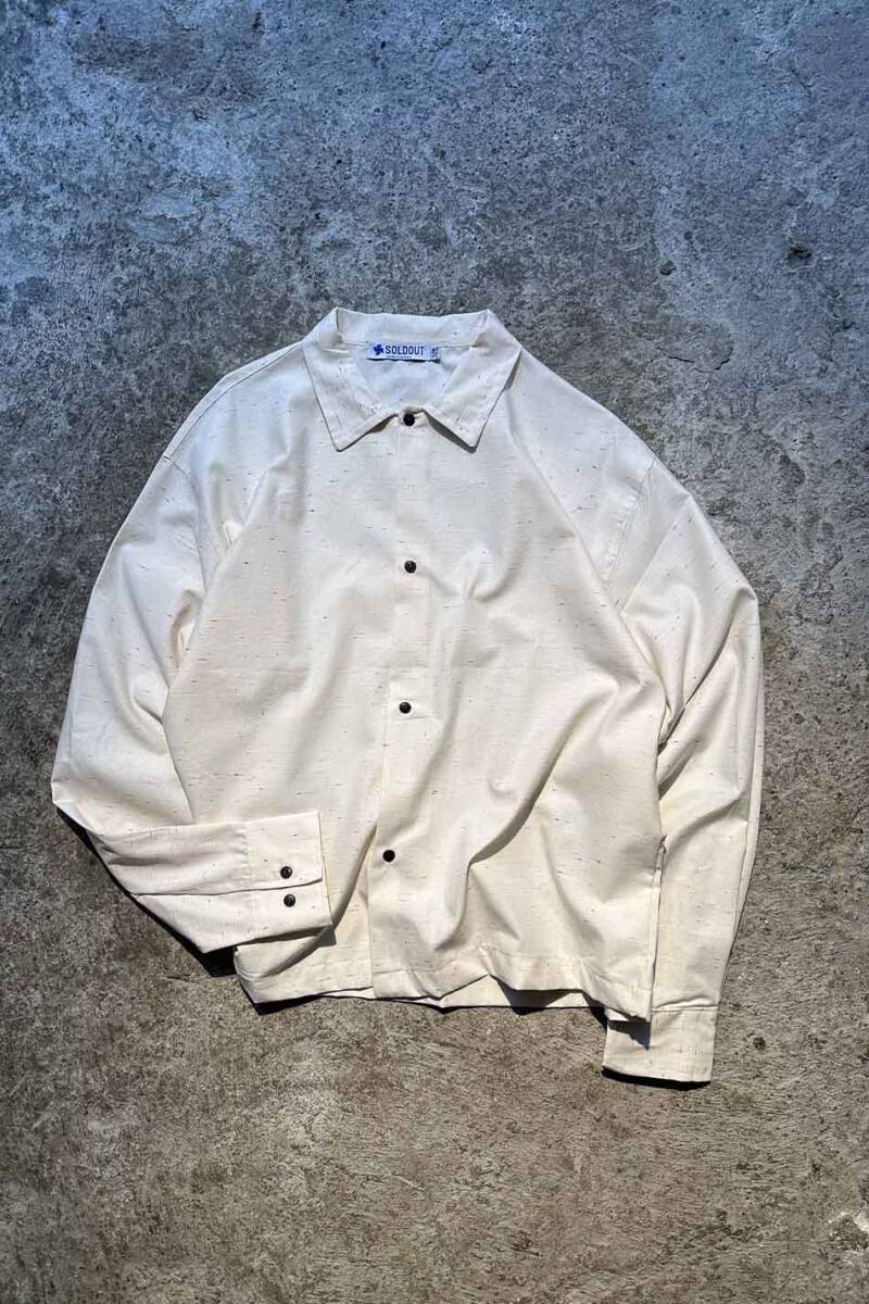 Bej Nep Oversize Gömlek 