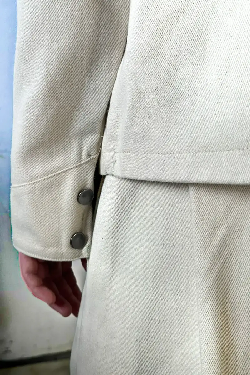 Bej Workwear Boxy Fit Ceket - 6