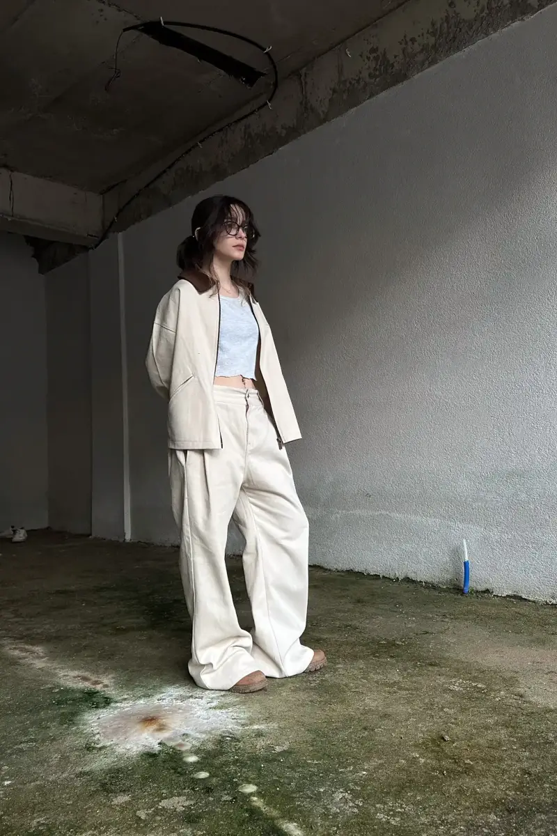 Bej Workwear Takım - 6