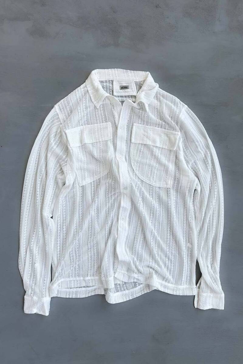 Beyaz Oversize İnce Gömlek - 3