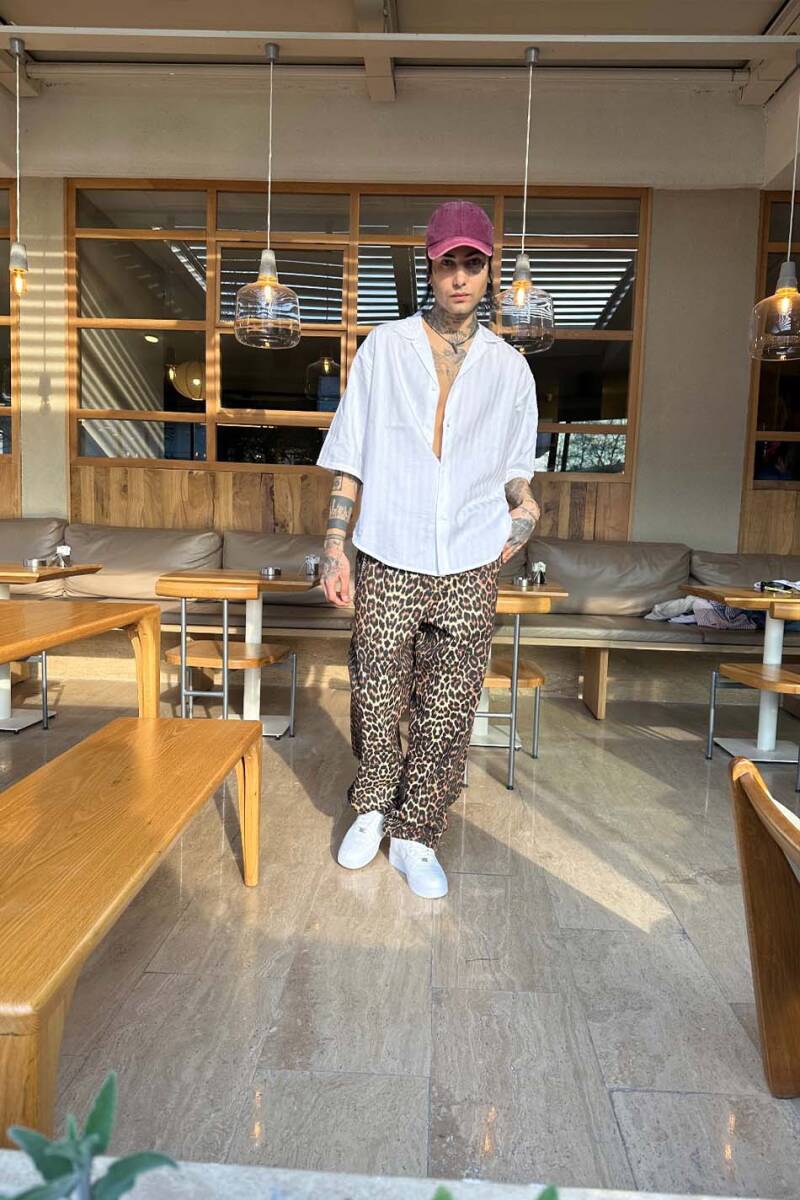 Beyaz Yarım Kol Oversize Old Money Gömlek - SOLDOUT