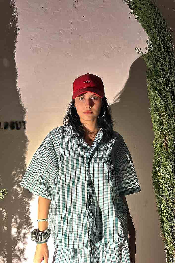 Yeşil Boxy Fit Crop Unisex Gömlek - SOLDOUT (1)
