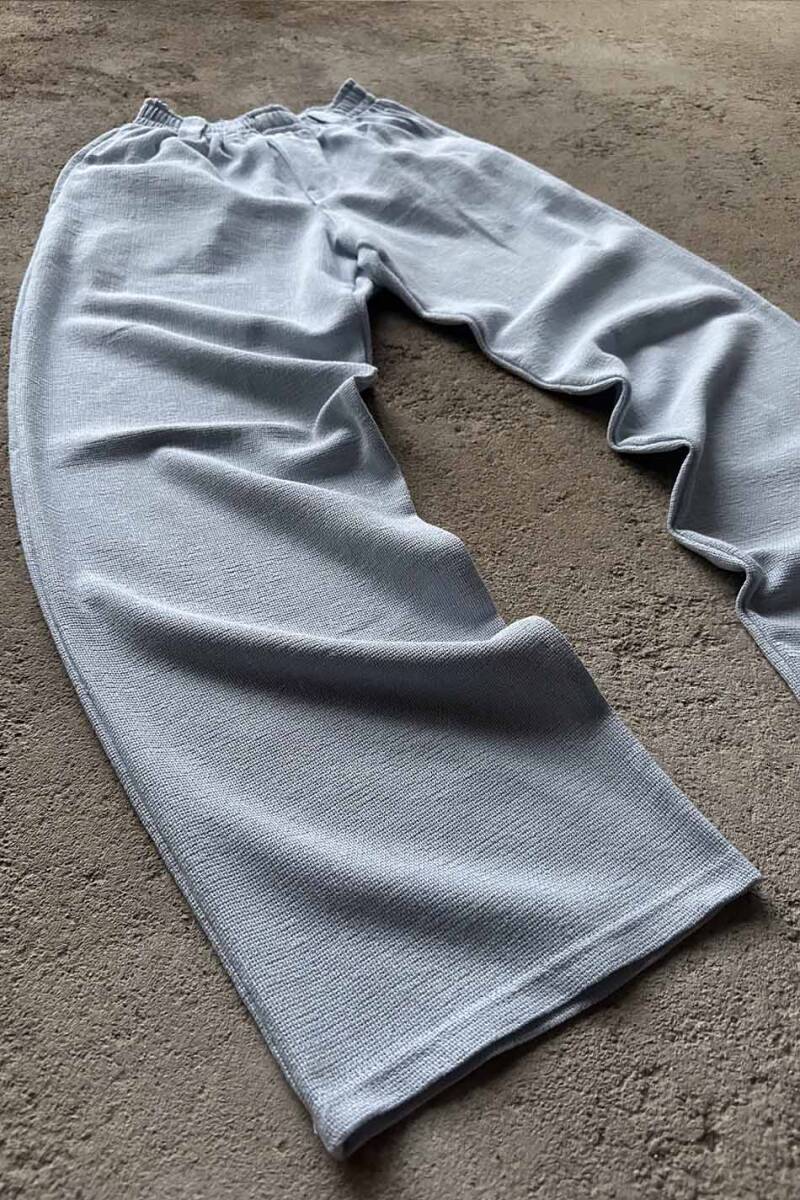 Buz Mavi Dokulu Pantolon - 6