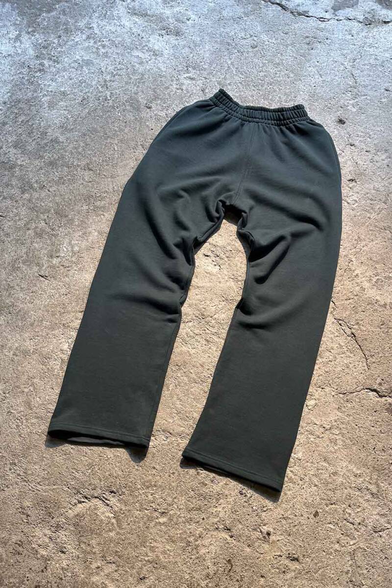 Çam Yeşili Heavyweight Baggy Eşofman - 6