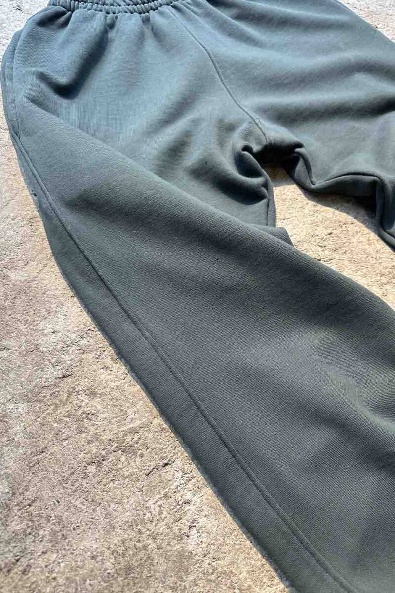 Çam Yeşili Heavyweight Baggy Eşofman - 8