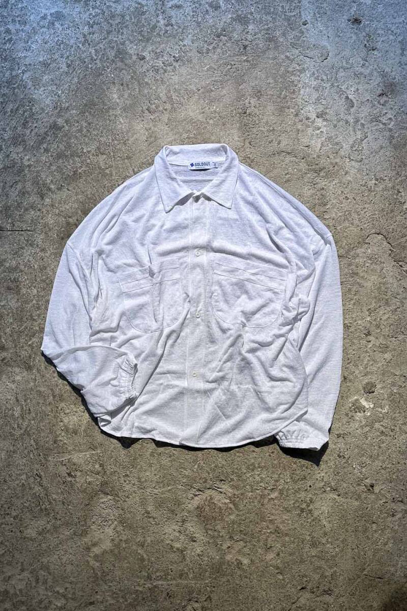 Cepli Beyaz Oversize Essential Gömlek - SOLDOUT