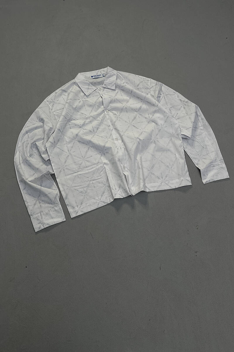  Çiçek Desenli Oversize Gömlek - 3