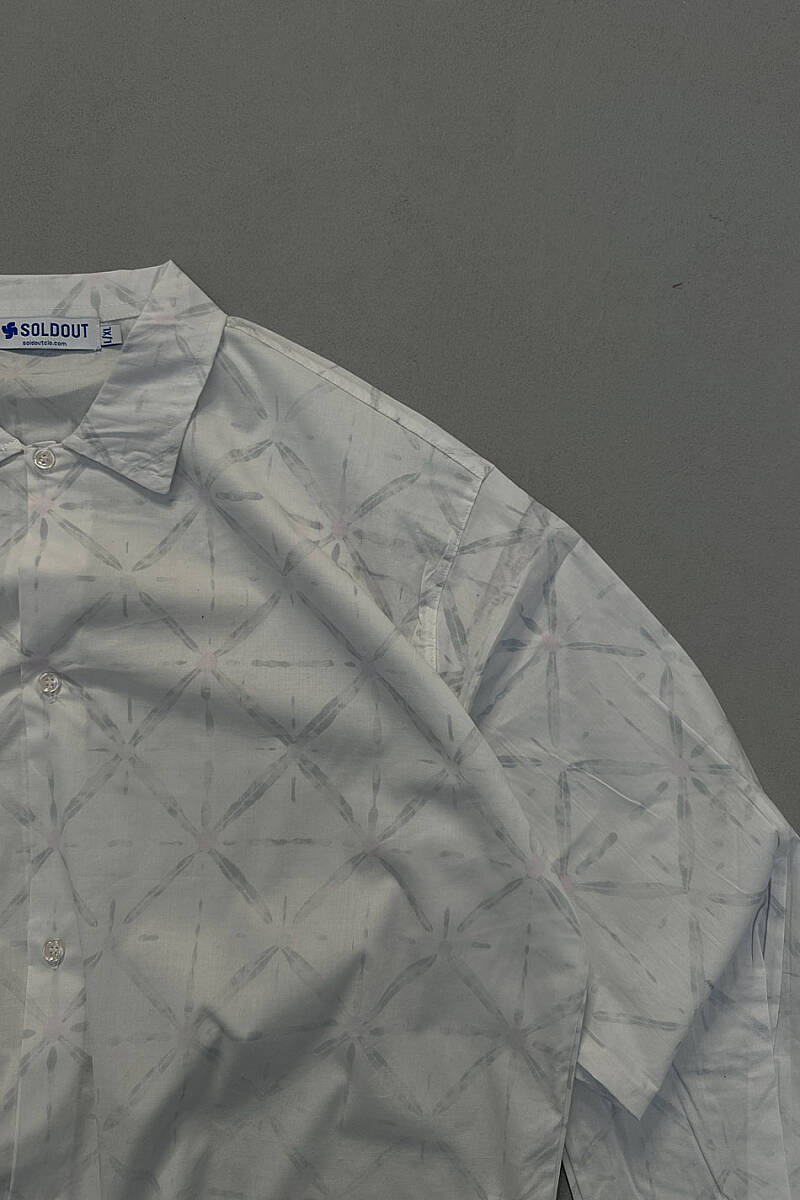  Çiçek Desenli Oversize Gömlek - 2